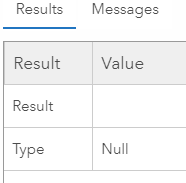 Results output